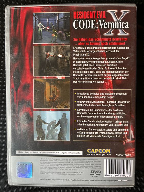 Resident Evil Code: Veronica X, Sony Playstation 2, PS2 | Kaufen auf ...