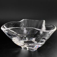 Steuben Trefoil Glas Schale - Designklassiker