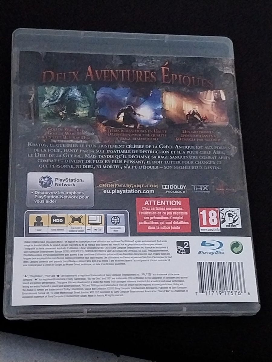 Giochi: God of War Collection PS3 Jeu Blu-ray – Usato da Versoix venduto da axe_qpy7 1