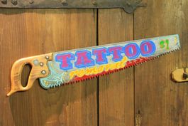 Säge TATTOO removal $1. Handmade! Harley