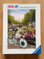 Puzzle "Bicycle and Flowers in Amsterdam" 1000 Teile
