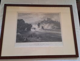 Louis Bleuler, Himely, Reinfall Schloss Laufen, Holzrahmen