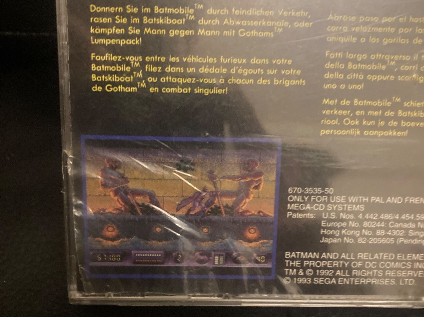 Sega Giochi: Sega Mega CD Batman Returns Spiel NEU und versiegelt – Nuovo e nell'imballaggio originale da Bern venduto da TotheMoonnn 2