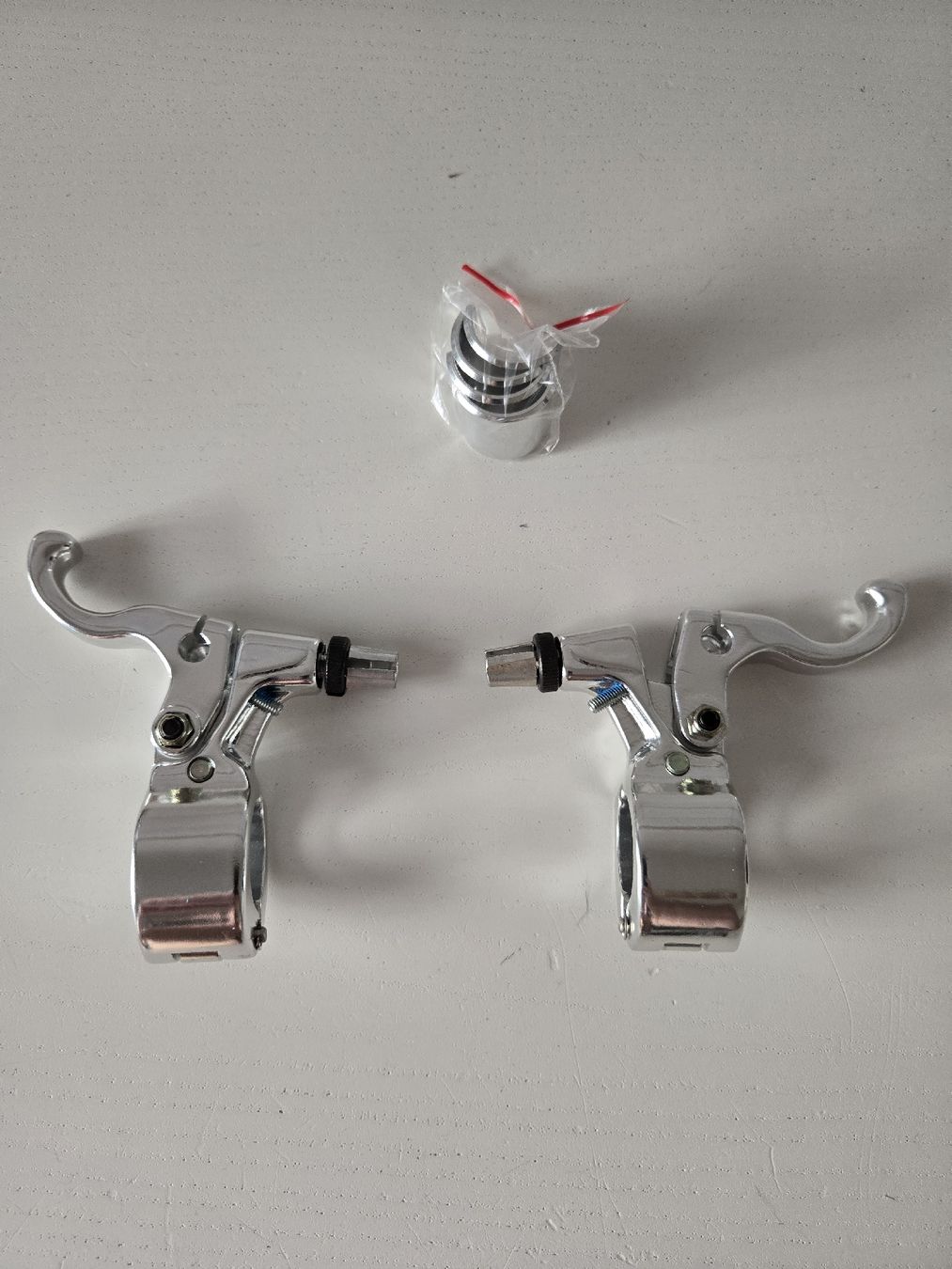 Leviers De Frein Vélo Route Dia-Compe - Vintage NOS (Neuf) - Aluminium Argenté - Lot Paire