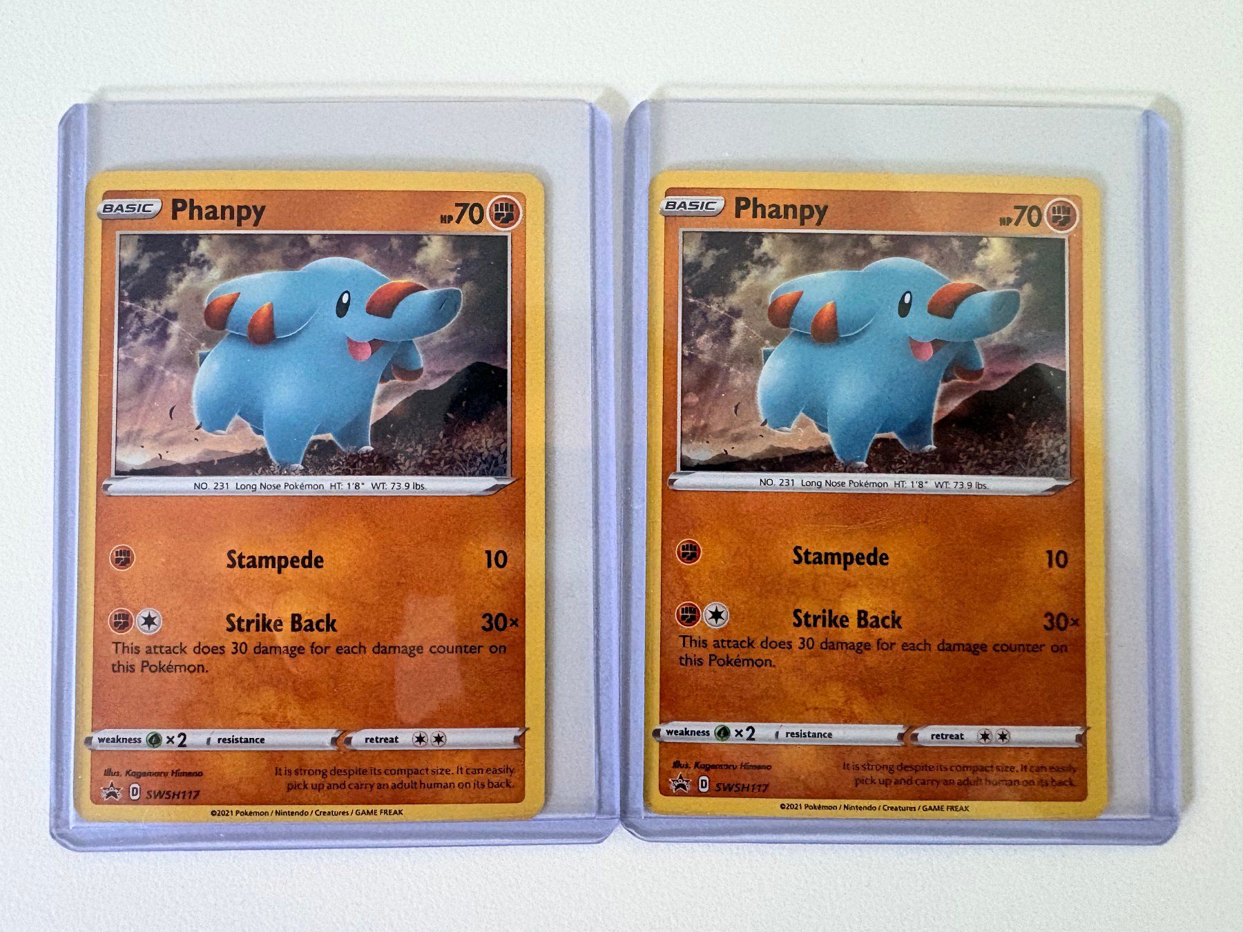 Pokémon Sammelbilder & Trading cards: Phanpy - SWSH117 – Gebraucht aus Lausanne von andor3a