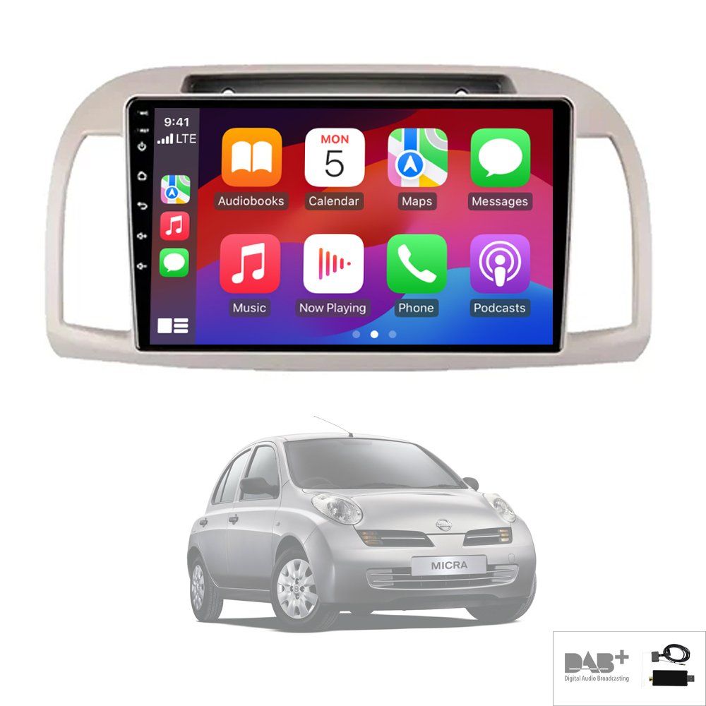 Navigatori: Autoradio Nissan Micra DAB+ Carplay Android Navi Bluetooth – Nuovo e nell'imballaggio originale da Chiasso venduto da online.shop