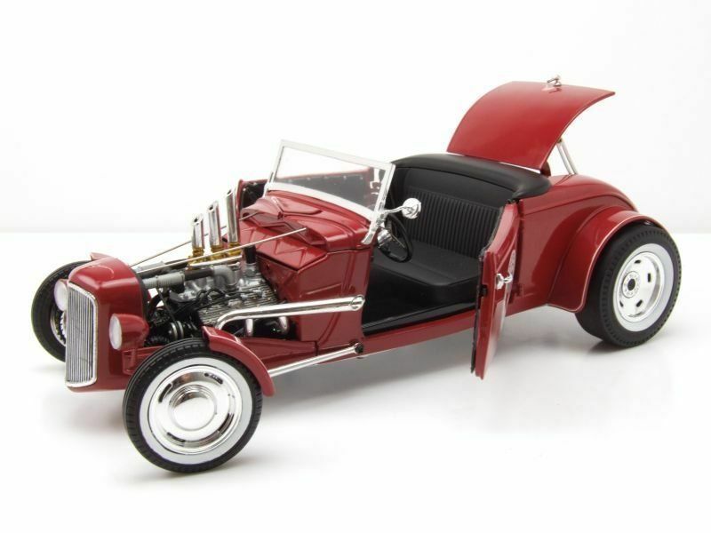 Ford Modellautos: FORD HOT ROD ROADSTER INDIAN 1934 1:18 – Neu und originalverpackt aus Suhr von Moebelsiralfred 3