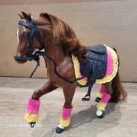 Barbie Pferd Pony Honey/Zucchero