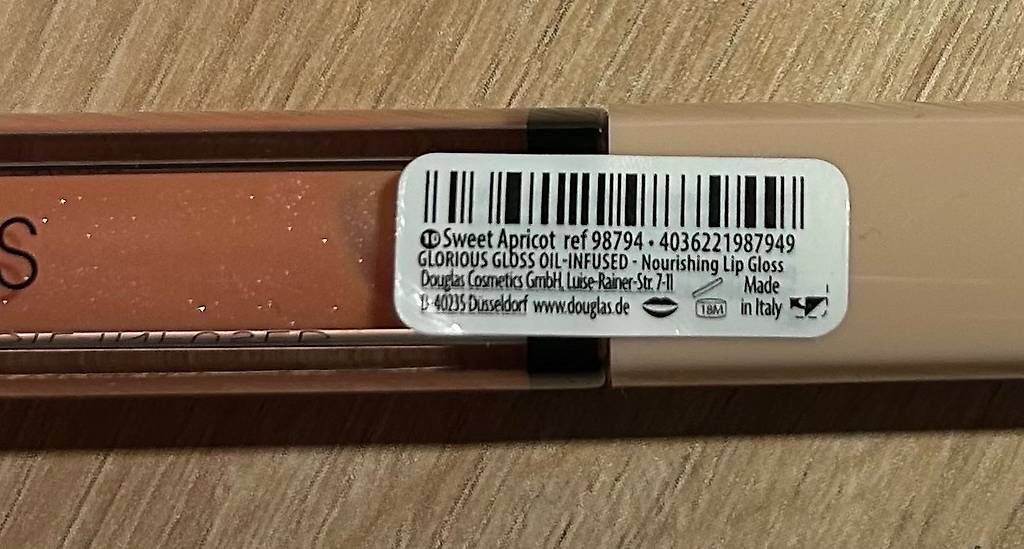 Make-up: Lipgloss GLORIOUS GLOSS Douglas Farbe Sweet Apricot – Gebraucht aus Zürich von Nia_S 2
