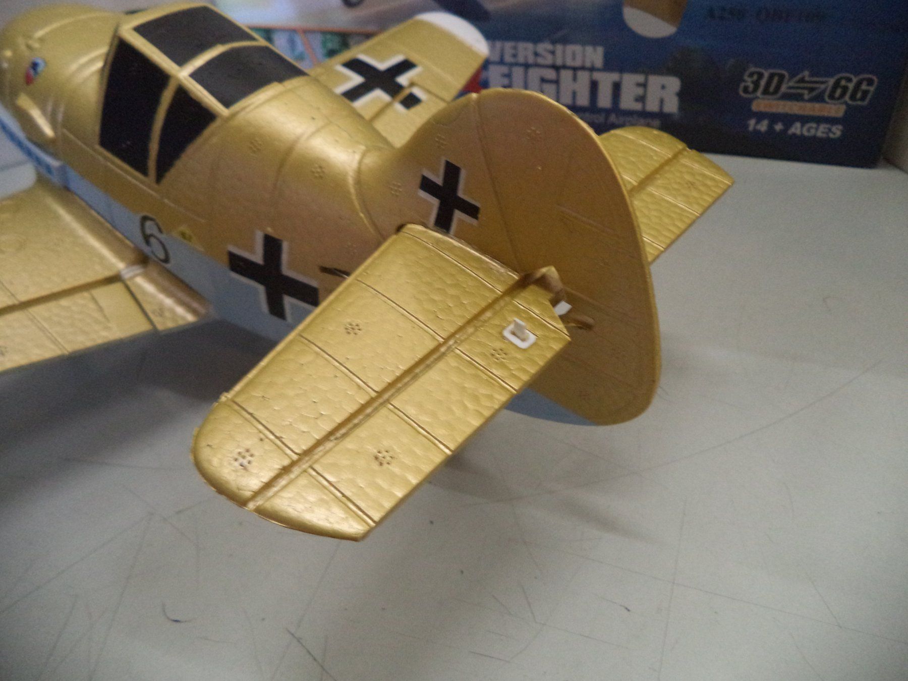 Modellismo RC: Q VERSION FIGHTER A250 Messerschmitt 109 – Nuovo e nell'imballaggio originale da Rieden AG venduto da Wirth03 2