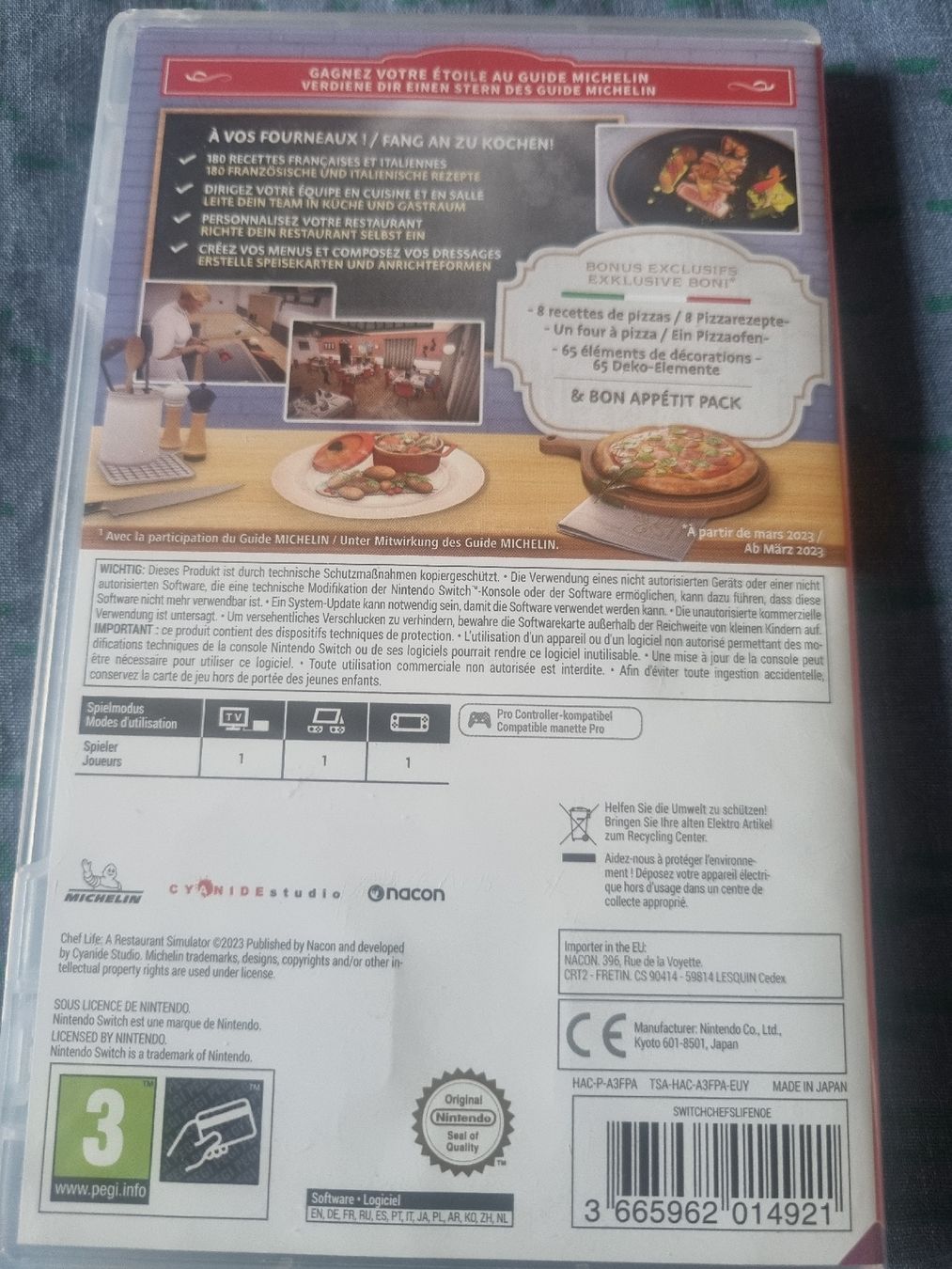 Nintendo Giochi: switch chef life – Usato da yverdon-les-bains venduto da jonathan21 1
