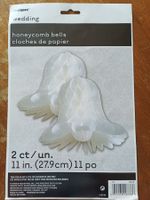 Wabenglocke Dekoration Papier Hochzeit 2er Pack