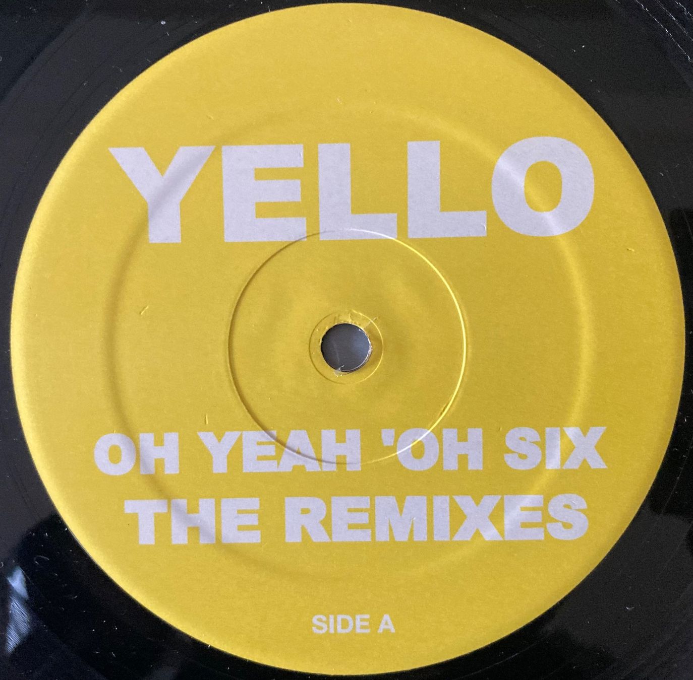 Vinyles: YELLO - OH YEAH 'OH SIX THE REMIXES – D'occasion à Poliez-Pittet par Newtown-Records 2