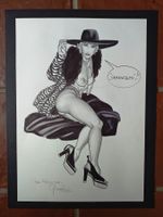 CASOTTO - Dessin original FEMME SEXY SFATATEMI - Signé
