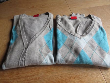 Damen-Pullover mit Jacke Grösse L