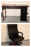 IKEA Schreibtisch MICKE und IKEA Bürostuhl MALKOLM