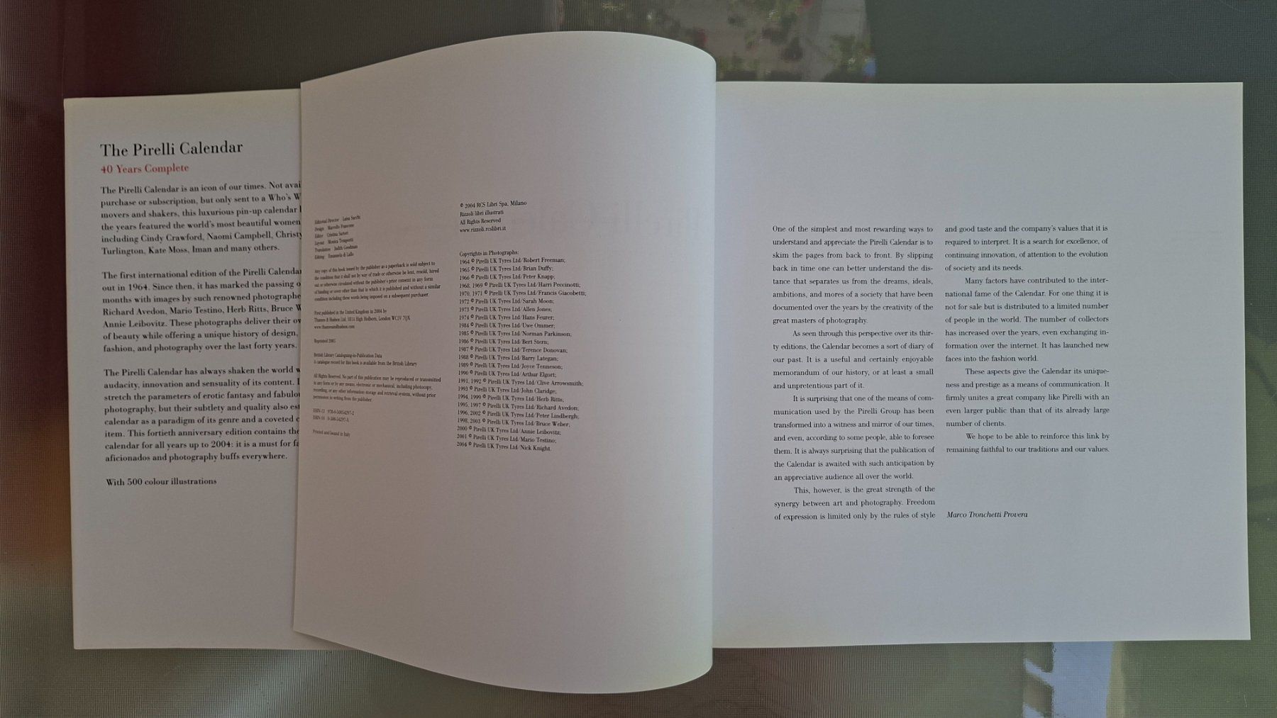 Libri: Pirelli Kalender: 40 Years Complete - Englisch, Selten! – Usato da Opfikon venduto da Diversamente 3