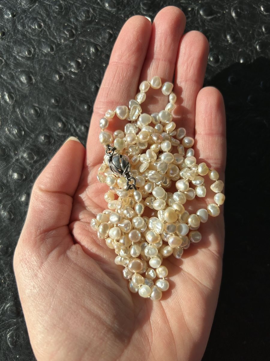 Catenine: Süsswasser Perlenkette zweireihig – Usato da Birsfelden venduto da Exclusivity 1