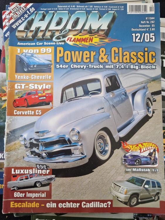 54er Chevy Truck 7,4 Big Yenko Chevelle 60er Imperial Hummer