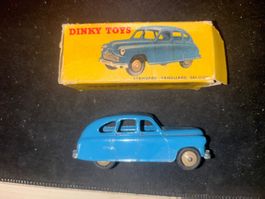 Dinky Toys Standard Vanguard Saloon Bleue Réf. 153 - OVP
