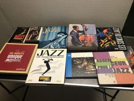 Lot de 9 livres ancien de Jazz
