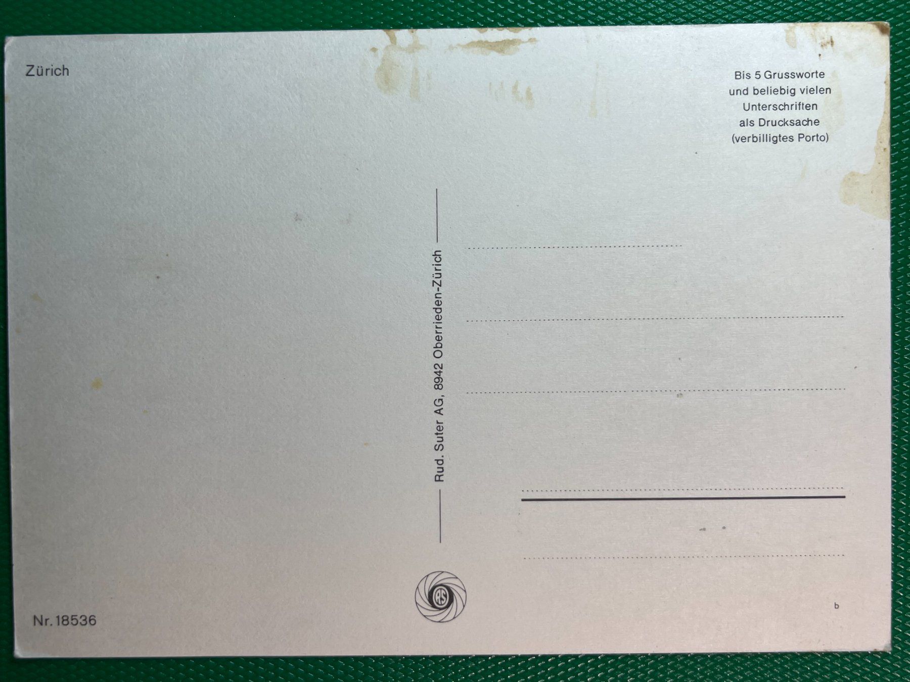 Cartoline postali: Zürich - Zürichsee - Oldtimer – Usato da Steg VS venduto da _vinci_ 1