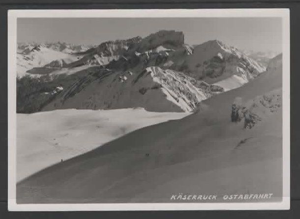 Ansichtskarten: KÄSERRUCH OSTABFAHRT   1938  (N – Gebraucht aus Ruggell von Masescha