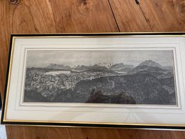 Xylographie von Luzern