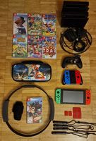 Nintendo Switch 1 + RingFit + 7 jeux + accessoires