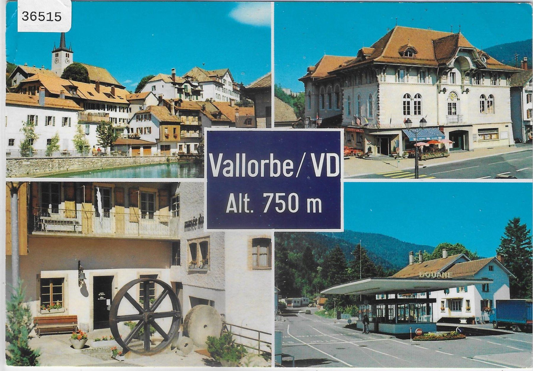 Cartoline postali: Vallorbe - Multiview – Usato da Ettingen venduto da Kartenplanet