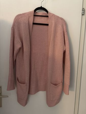 Damen Strickjacke Hellrosa One Size