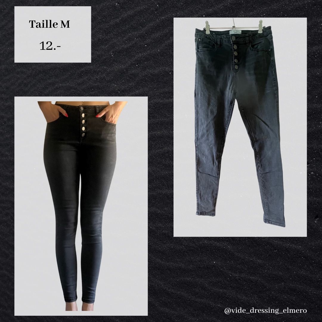 Pantaloni: Pantalon gris/noir – Usato da Massonnens venduto da Rebelle88