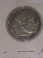 2 Reichsmark Hindenburg 1934 Sammlerstück 53. (I1)