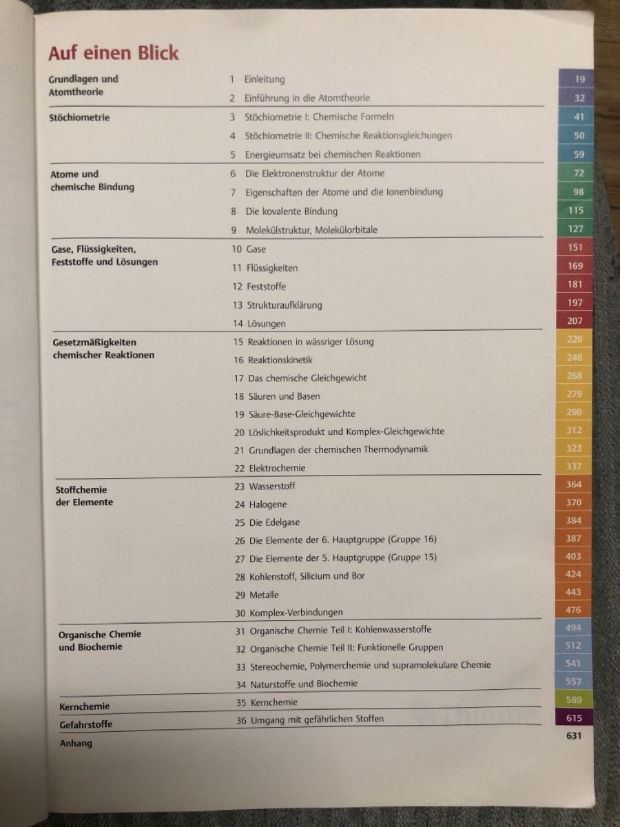 Libri: Buch Thieme Chemie Basiswissen – Usato da Zürich venduto da sab_d82w 2