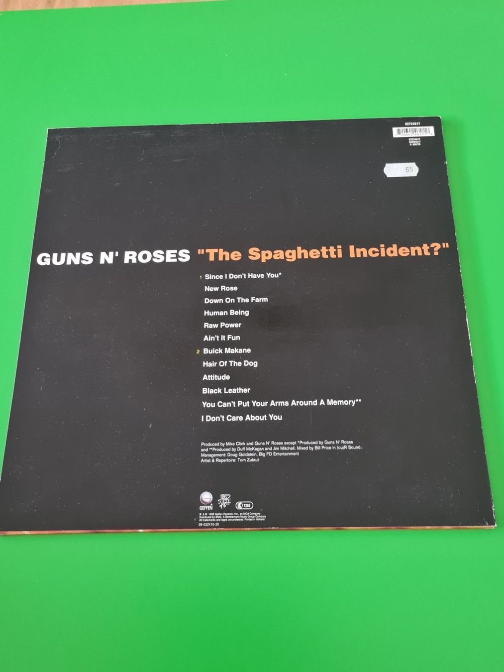 Dischi in vinile: GUNS N' ROSES "THE SPAGHETTI INCIDENT?" – Nuovo (secondo la descrizione) da St. Gallen venduto da chilly81 1