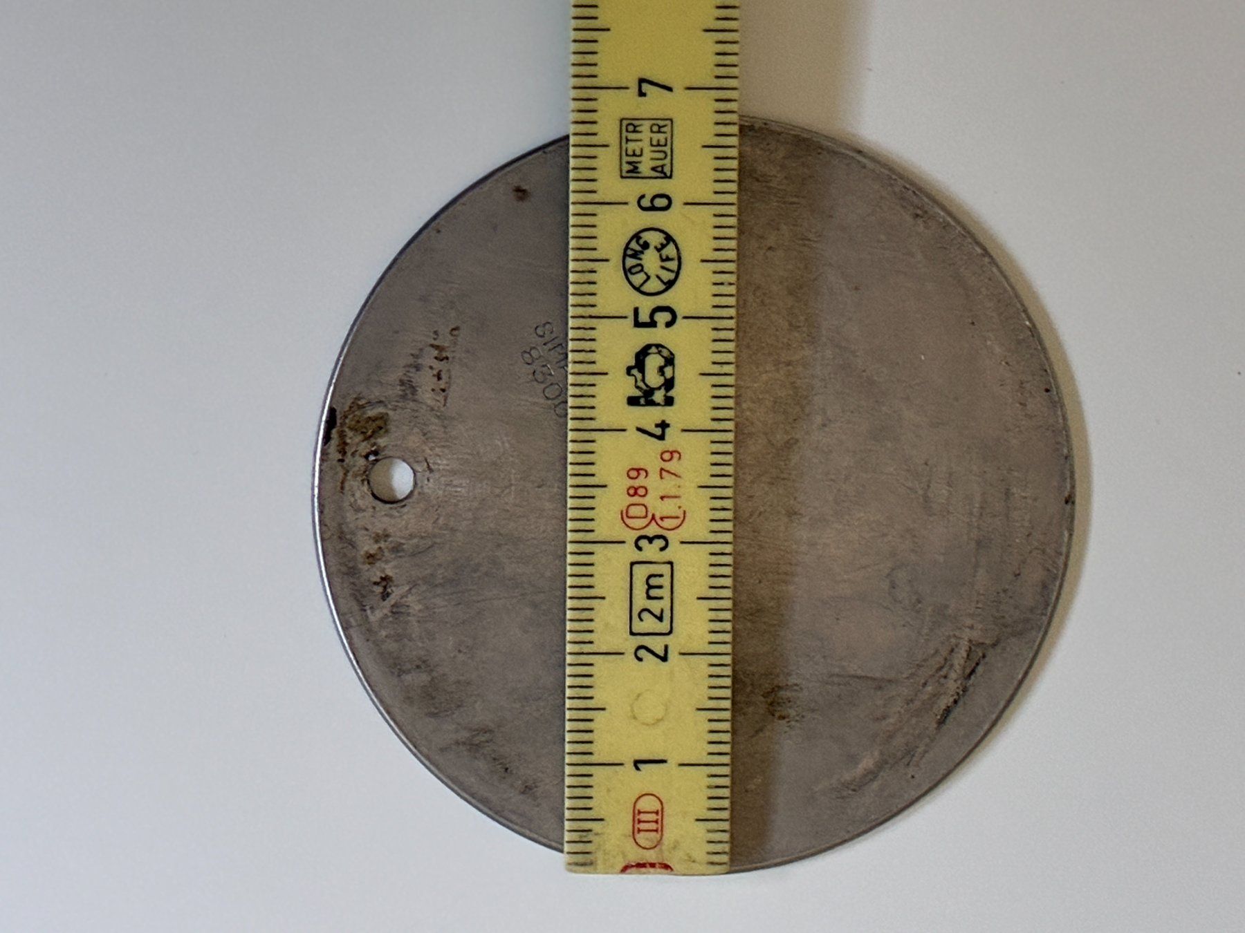 Singer Macchine da cucire: Singer-Abdeckplatte (Simanco 8300) + Original-Rändelschraube – Usato da Biberist venduto da longimanus3 4