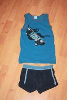 blaue Unterwäsche Garnitur 140 Sanetta Skater