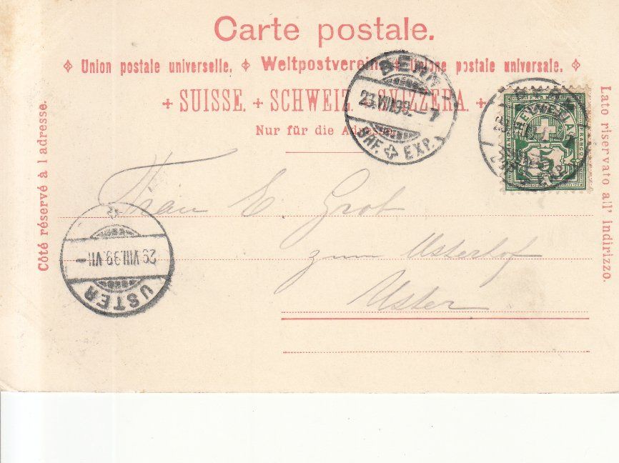 Cartes postales: Bern 1899 – D'occasion à Bürglen TG par StampGraf 1