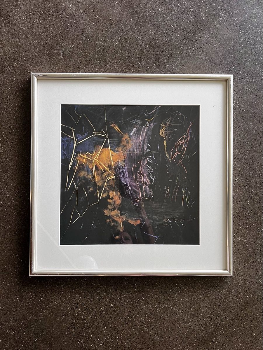 Grafica & Litografie: Per Kirkeby framed print, vintage artwork – Usato da Oberägeri venduto da Theonose74 5
