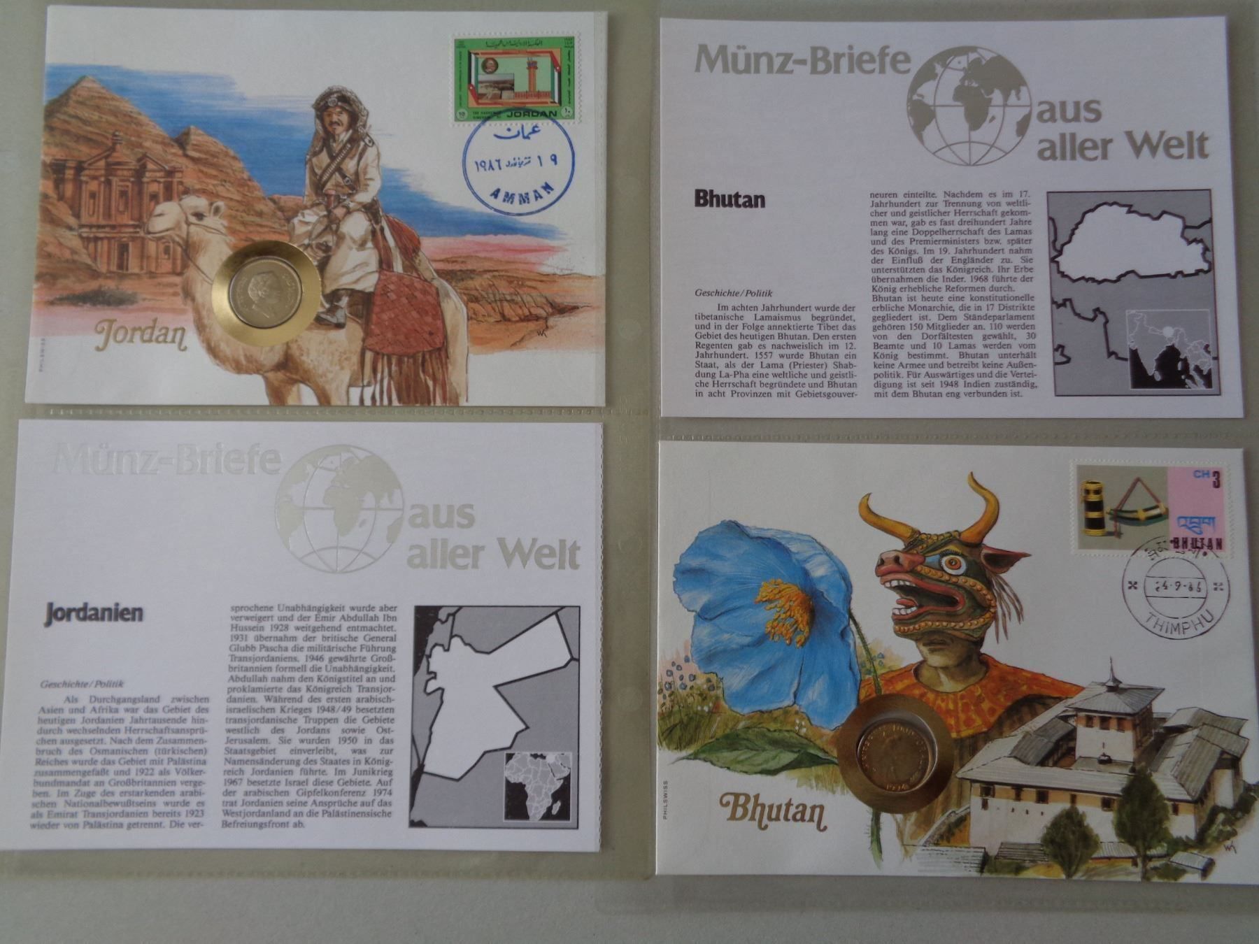 Album: 30 Münzbriefe im Album – Usato da Chur venduto da omonia 8