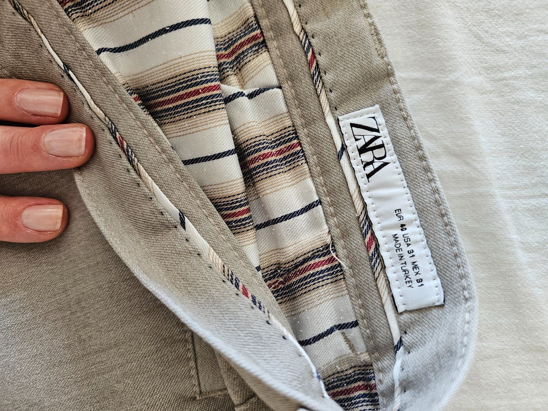 Zara Pantaloni: Graue Zara Anzughose - Grösse M – Nuovo (secondo la descrizione) da Gockhausen venduto da mar_s6wn 5