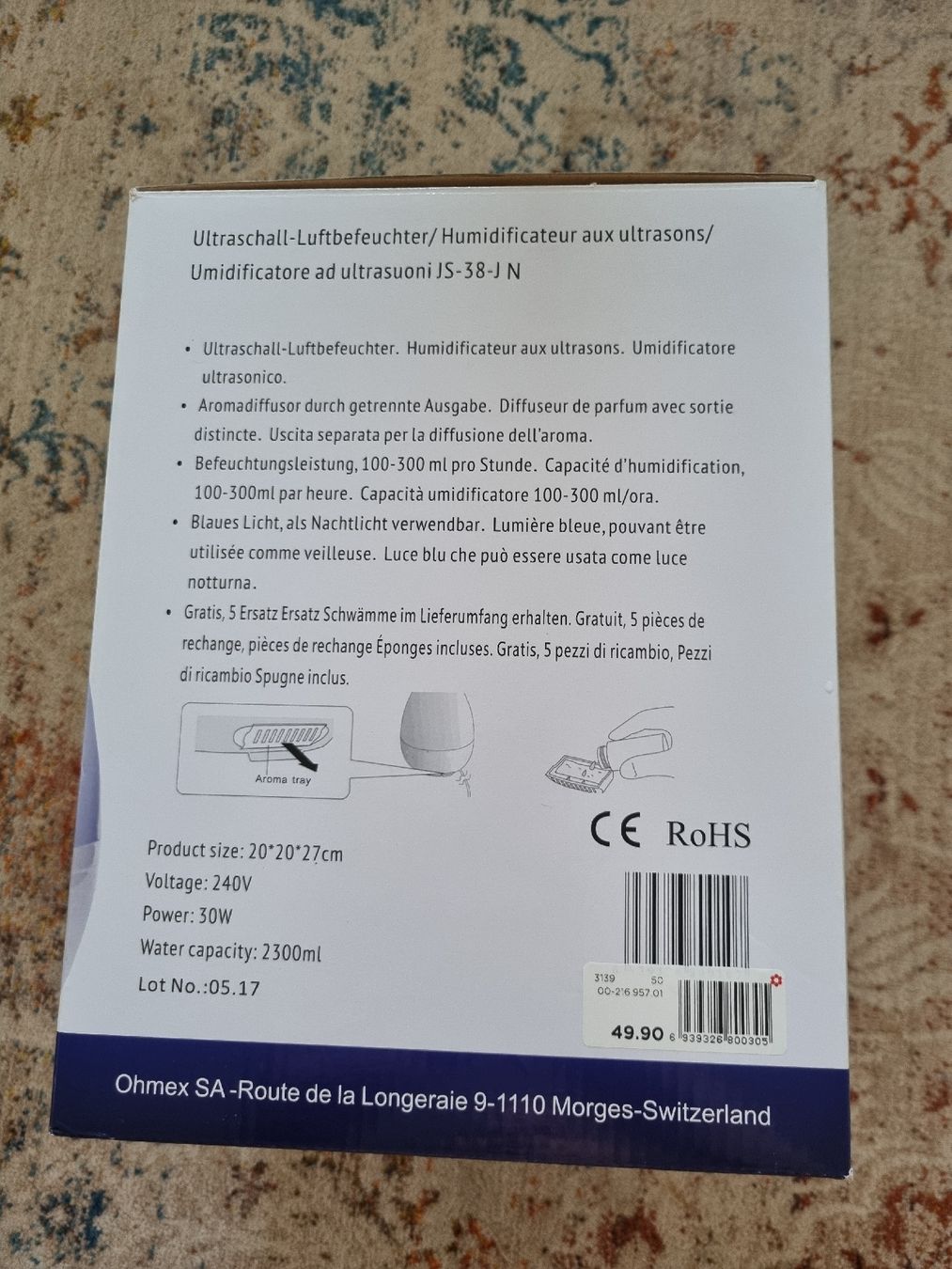 Umidificatori d'aria: Luftbefeuchter "Tears" - Top Zustand! – Usato da Laupen ZH venduto da ich_yc6b 2