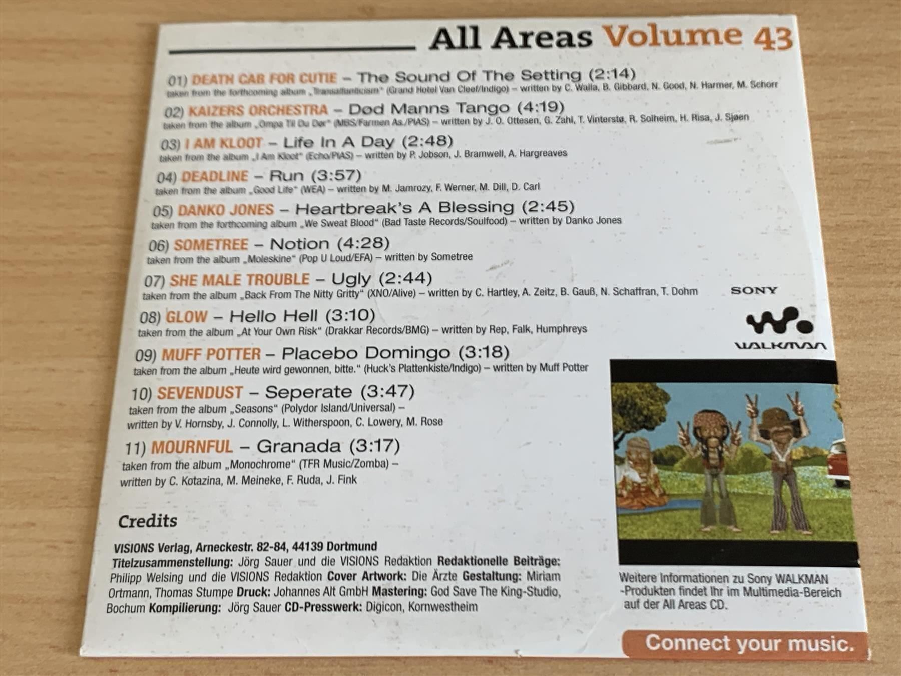 CDs: All Areas Volume 43 – Gebraucht aus Rikon im Tösstal von Alpenmutz 1