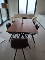 Micasa Esstisch Holz mit 6 Stühlen (Kunstleder)