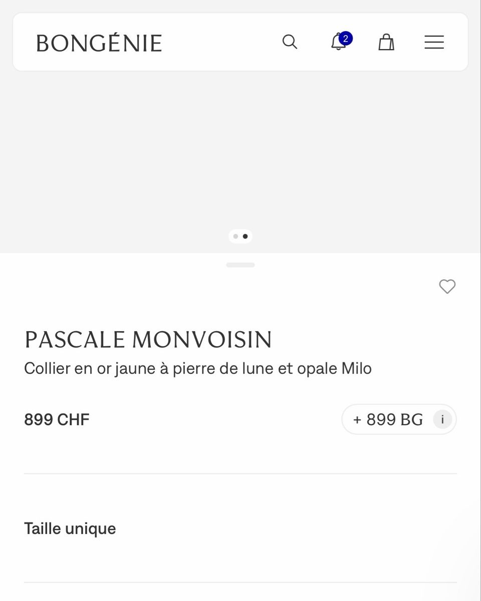 Catenine: Collier pascale monvoisin pierre de lune  – Usato da Lausanne venduto da Meganelausanne 2