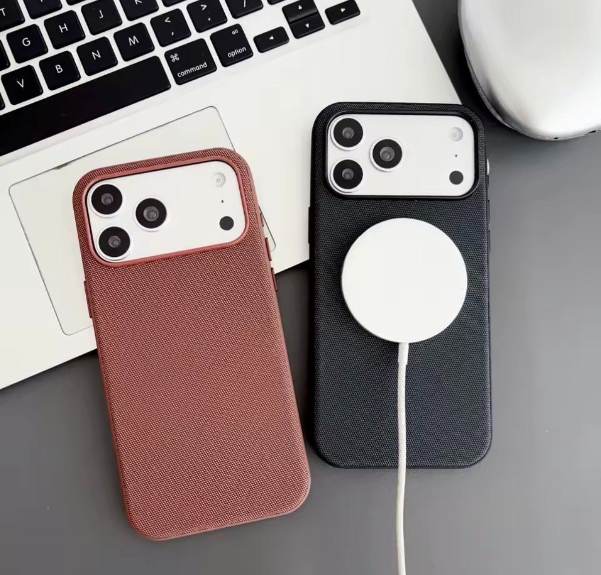 Apple Cover & Protezioni schermo: Coque iPhone 17 Pro Max Tech Woven MagSafe Luxe + Privacy – Nuovo e nell'imballaggio originale da Thônex venduto da BrYu 2