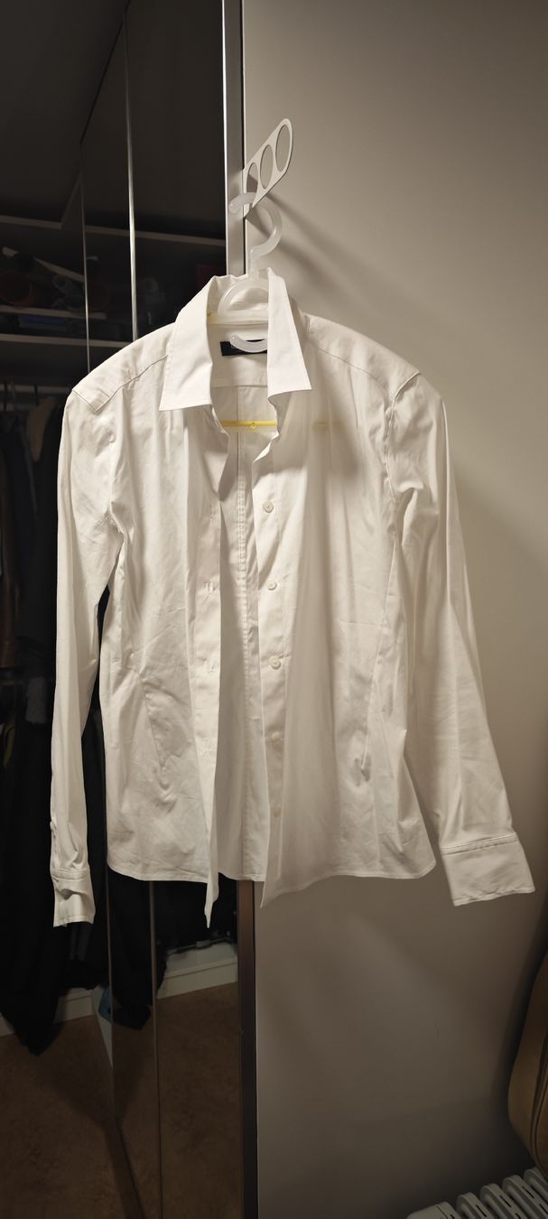 Massimo Dutti Camicette: Weiss schickes Hemd, Massimo Dutti – Nuovo (secondo la descrizione) da Wädenswil venduto da macik 3