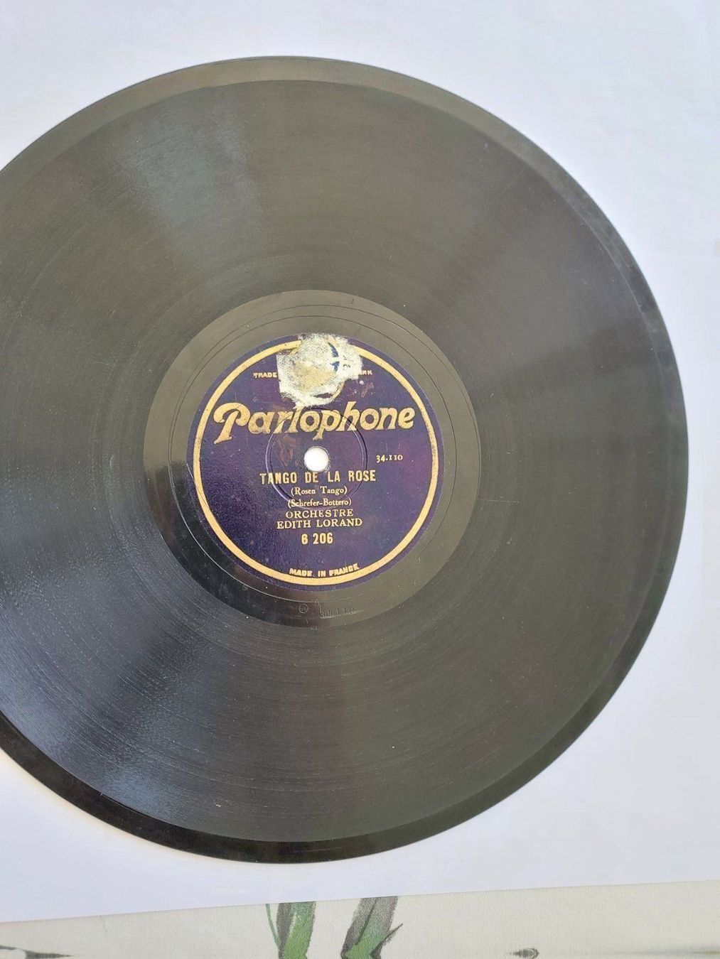 Dischi in vinile: Schellackplatte Parlophon orchestre Edith Lorand 1920 - 1930 – Usato da Unterägeri venduto da 0alfa0 3