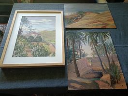 3 Gemälde von OTTO BETSCHMANN (1884-1959)