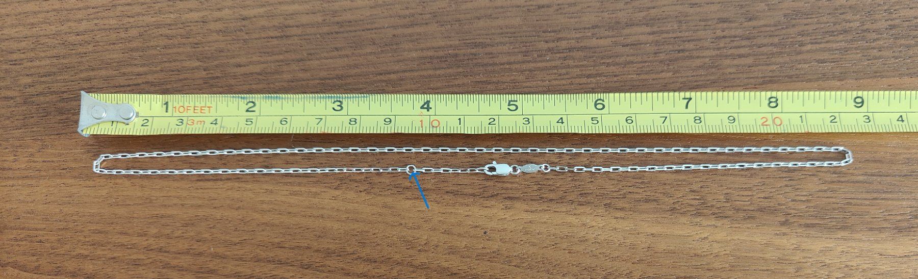 Catenine: Halskette, Pt950, Link, ca. 45cm – Nuovo e nell'imballaggio originale da Rümlang venduto da 21f 1